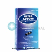 ULTRA ADSORB 200 mg CAPSULAS DURAS, 30 cápsulas