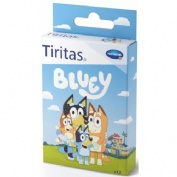Tiritas bluey - aposito adhesivo (12 unidades 3 tamaños)