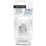 Tetina silicona anatomica - suavinex (talla 1 m 2 unidades)