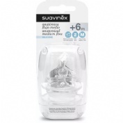 Tetina silicona anatomica - suavinex (talla 2 m 2 unidades)