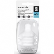 Tetina silicona fisiologica flujo l - suavinex (2 unidades)