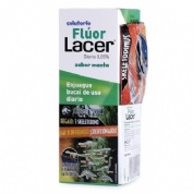Fluor lacer junior enjuague bucal de uso diario (1 envase 500 ml sabor menta)