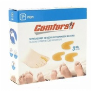 Separadores de dedos - comforsil extrafinos de silicona (3 unidades talla l cc206l)