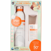 Leti at4 pack defense spray spf50+ 200ml + defense facial spf50+ 50ml