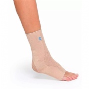 Tobillera elastica - prim aqtivo skin con almohadillas maleolares (1 unidad talla m)