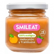 Smileat  1 tarrito 130 g sabor melocoton y frambuesa