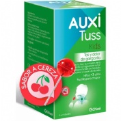Auxituss kids tos y dolor de garganta (6 pastillas para chupar sabor cereza)