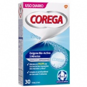 COREGA OXIGENO BIO-ACTIVO - LIMPIEZA PROTESIS DENTAL (30 TABLETAS)