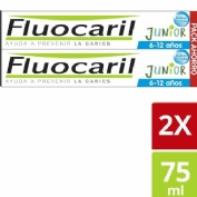 Fluocaril junior 6-12 años gel (2 envases 75 ml bubble)