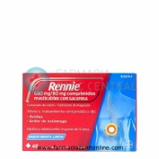 RENNIE 680 MG/80 MG COMPRIMIDOS MASTICABLES CON SACAROSA , 48 comprimidos