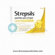 STREPSILS PASTILLAS PARA CHUPAR SABOR MIEL Y LIMON , 24 pastillas