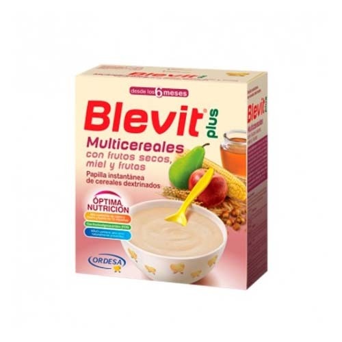 BLEVIT PLUS MIEL FRUTOS SECOS Y FRUTAS - MULTICEREALES (300 G)