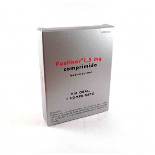 POSTINOR 1,5 mg COMPRIMIDO , 1 comprimido