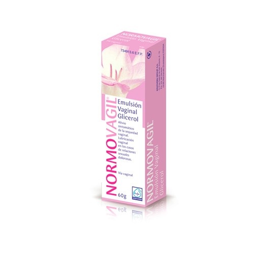 NORMOVAGIL 100 mg/g EMULSION VAGINAL , 1 tubo de 60 g + 1 aplicador