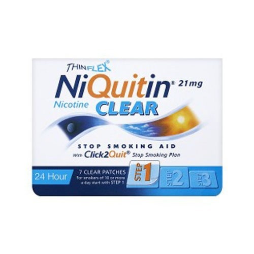NIQUITIN CLEAR 21 MG/24 HORAS PARCHE TRANSDERMICO 7 parches transdérmicos