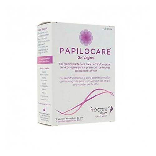 Papilocare gel vaginal  7 canulas 5 ml