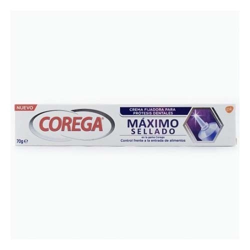 Corega max fijacion + sellado - adhesivo protesis dental (1 envase 70 g)