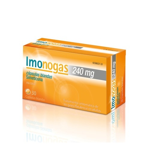 IMONOGAS 240 mg CAPSULAS BLANDAS, 30 cápsulas