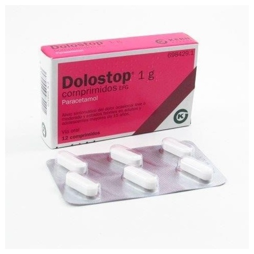 DOLOSTOP 1 G COMPRIMIDOS, 10 comprimidos