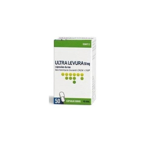 ULTRA-LEVURA 50 MG CAPSULAS DURAS, 20 cápsulas