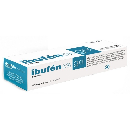 CINFADOL IBUPROFENO 50 mg/g GEL , 1 tubo de 50 g