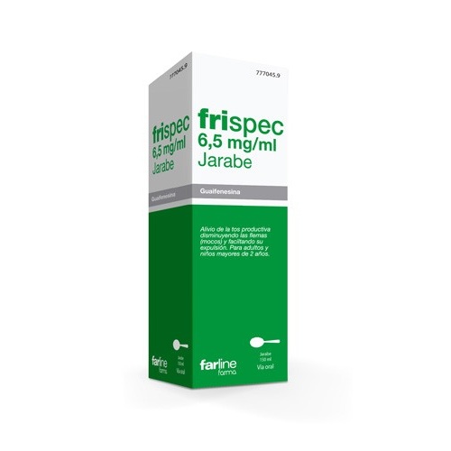 FRISPEC 6,5 mg/ml JARABE, 1 frasco de 150 ml
