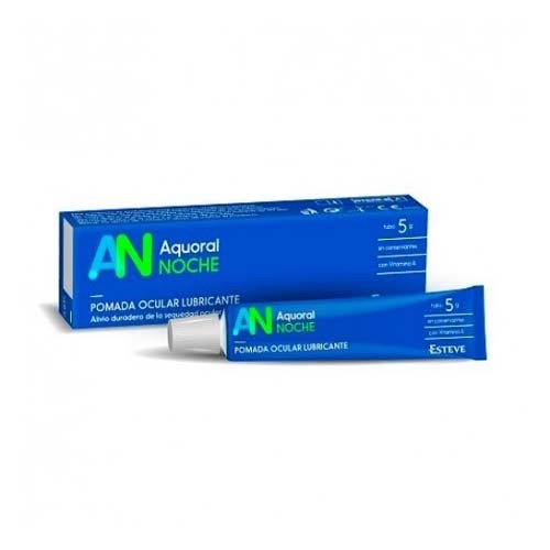 Aquoral noche pomada ocular lubricante esteril 1 tubo 5 g - pomada ocular lubricante esteril