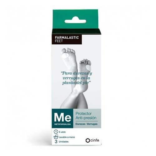 Farmalastic feet durezas y verruga - protector antipresion (t unica)