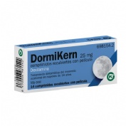 DORMIKERN 25 MG COMPRIMIDOS RECUBIERTOS CON PELICULA , 14 comprimidos