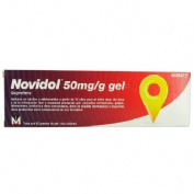 NOVIDOL 50 mg/g GEL , 1 tubo de 60 g