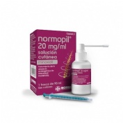 NORMOPIL 20 MG/ML SOLUCIÓN CUTÁNEA, 1 frasco de 90 ml