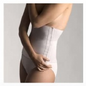 Faja lumboabdominal abierta velcro farmalastic 1 unidad talla mediana color beige - farmalastic