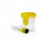 Envase recogida orina sistema vacio con tubo - aposan (1 envase 100 ml)