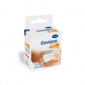 Esparadrapo hipoalergico - omnipor papel (1 unidad con dispensador 5 m x 2,5 cm)