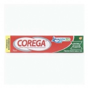 Corega crema extra fuerte - adhesivo protesis dental (1 tubo 75 ml sabor menta)