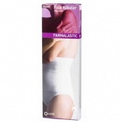 Faja lumboabdominal cerrada - farmalastic (1 unidad talla grande color blanco)