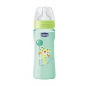 Biberon pp t silicona - chicco fisiologico flujo rapido (4m+ 330 ml unisex)