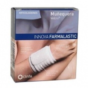Muñequera universal - farmalastic compression tech (1 unidad talla  grande /extragrande color blanco
